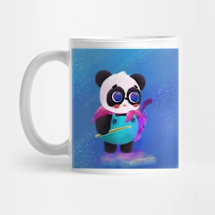 onty the panda wants to join the orchestra by jilooo Mug